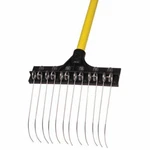 Groundskeeper Ii Deluxe Shrub Rake / Leaf - 9.5" Head, 54" Handle. Fixed Price $81.26.
