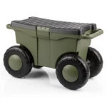 Pure Rolling Cart With Seat Storage Gardening Stool. Fixed Price $56.99.