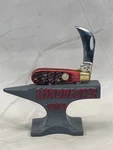 Frost Cutlery Red Pick Bone Little Hawkbill 2 3/4" Linerlock Knife German Blade. Fixed Price $8.99.