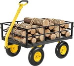 Vevor 1200 Lbs Steel Garden Cart Pullable Wagon 13IN Tire. Fixed Price $325.99.