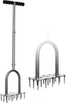 Lawn Aerator Spike Metal Manual Dethatching Soil Aerating With 15 Iron. Fixed Price $45.85.