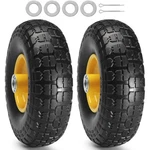 Vevor Solid Pu Run-flat Tire Wheel Free Tubeless 10" 2-PACK 400 Lbs. Fixed Price $32.99.