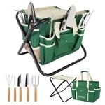 Gardenhome 7-PIECE Green Gardening Set Stainless Steel With. Fixed Price $50.73.