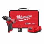 Milwaukee 3404-21 M12 Fuel 1/2 In Hammer Drill/driver Kit Battery Charger. Fixed Price $181.35.