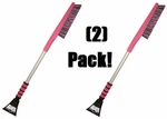 Hopkins S30-886PKUS My Pink 31" Auto Snow Brush Windshield Ice Scraper- 2PACK. Fixed Price $35.90.