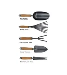Olmsted Forge Garden Tool Set, 5 Pieces, Heavy Duty Powder Coated Steel, Cork.... Fixed Price $66.89.