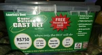 Fitec RS750 Super Spreader Cast Net #10140 - 4FT Radius, 3/8" Mesh, 3/4LB New. Fixed Price $19.99.