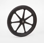 24" Flat Free Tire Plastic Spoke Wagon And Garden Cart Lapp Wheels. Fixed Price $74.98.