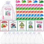 Taobary 100 Set "you're Turtley Awesome" Christmas Cards & Mini Sea Gift. Fixed Price $38.38.