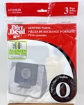 Genuine Dirt Devil Allergen Type Vacuum Bags Pack # AD10030, 304235002 Oem. Fixed Price $12.99.