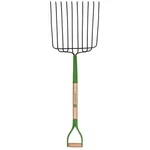 John Deere 10 Tine Steel Ensilage Fork 30 In. Wood Handle. Fixed Price $84.59.