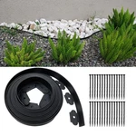 Garden Edging Border 33FT, 2IN Tall Plastic Straight Top Lawn Landscaping. Fixed Price $46.94.