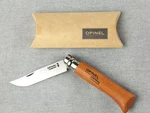 Opinel N08 Carbon Folding Garden Knife 3.25" Blade Beechwood Handle France Nos!. Fixed Price $23.95.
