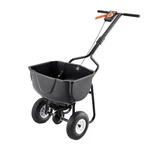 Walk Behind Spreader, 60 Lbs Capacity, Push W/ Hopper Grate, 0-9.8FT. Fixed Price $129.11.