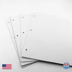 Shuokecrafts Loose Leaf Paper 8.5" X 11" 3-HOLE Punched Letter Filler Multi-use. Fixed Price $67.98.