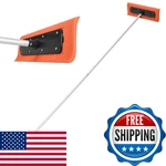 Vevor Snow Roof Rake, 17.7'' Foam Blade, 7.3-18.4 Ft Adjustable Scrape. Fixed Price $75.88.