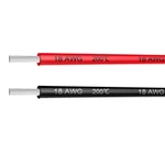 Electrical Wire 18 Awg Gauge Silicone Hook 2 Colors Each 10FT, Black. Fixed Price $11.68.