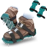 1 Pair Heavy Duty Lawn Aerator Shoes Grass Aerating Spike Sandal. Fixed Price $13.49.