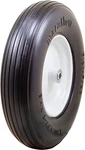 4.80/4.00-8" Flat Free Tire On Wheel, 3" Hub, 5/8" Bearings, Ribbed Tread. Fixed Price $77.99.