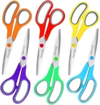 Scissors, Hnncugty 8" All Purpose Bulk Set Of 6-PACK, Sharp. Fixed Price $16.22.