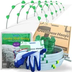 Garden Mesh Netting Kit, Super Bendable Fiberglass Greenhouse Hoops With Ultr.... Fixed Price $58.17.