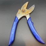 Vtg Ashton, Japan, 2123, Locking Cutting Tool, 8.25, Blue Comfort Grip. Fixed Price $20.00.