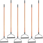 Bow Rake 48 In Fiberglass Rubber Grip Handle Length Ashman Heavy Duty To Ga. Fixed Price $157.93.