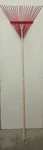 Vintage Leaf Rake 68" Handle 22 Steel Tines Ace Hardware #74978 Lightweight. Fixed Price $18.00.