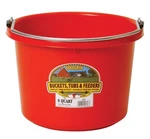 Little Giant P8RED6 Plastic Round Bucket 2 Gal. Capacity With Steel Handle. Fixed Price $20.66.