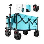 Villey Collapsible Folding Wagon With Big Wheels, All Terrain Beach Car.... Fixed Price $193.78.