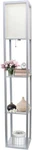 Simple Designs LF1014-GRY Etagere Organizer Storage Shelf Linen No Bulb, Gray. Fixed Price $69.62.