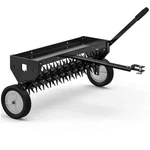 Yitamotor 40" Tow Behind Spike Aerator, Durable Lawn For Soil Penetra.... Fixed Price $207.79.