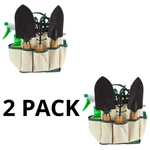 Pure 8-PIECE Gardening Hand Tool Set With Canvas Tote (beige), 2 Pack. Fixed Price $40.04.