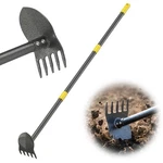 Garden Hoe, 2-IN-1 Weed Puller Tool With Adjustable Length 31IN-46IN, Carbon .... Fixed Price $30.95.