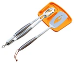Ignite Premium 2-PIECE Bbq Tool Set Forged Stainless Steel Spatula, Lock. Fixed Price $36.79.