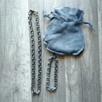 Chisel Stainless Steel Necklace & Bracelet Fashion Jewelry Set Mens Cable Chain. Fixed Price $80.00.