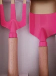 Garden Party 2 Piece Set Pink & Gold. Fixed Price $7.95.