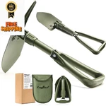 18'' Military Folding Camping Shovel, Offroad Survival 18.1 X 4.7", Olive. Fixed Price $29.98.