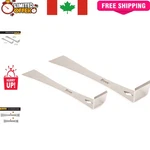 2-PIECE Stainless Steel Pry Bar/scraper Set Razor Sharp Multi-functional Tool. Fixed Price $23.39.