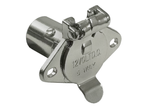 Pollak 11-502 Chrome Plated 5-WAY Trailer Connector Socket Vehicle End. Fixed Price $11.99.