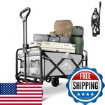 Sailary Collapsible Foldable Wagon Beach Cart Large Capacity Heavy Duty Folding. Fixed Price $68.08.