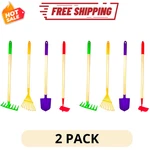 2PACK & Justforkids Garden Tool Set Toy Metal Spade 4PIECE Reduced Size. Fixed Price $42.99.