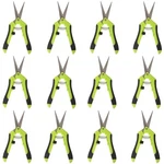 Keileoho 12 Pack 6.5 Bud Trimming Scissors, X 3.54 Inches, Green. Fixed Price $45.23.