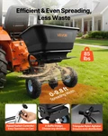 Tow-behind Spreader, Lawn Spreaders For Seed Fertilizer Ice Melt. Fixed Price $315.00.