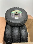 Tricam Farm & Ranch 10" No Flat Replacement Turf Tire For Utility Carts (4 Pack). Fixed Price $99.99.