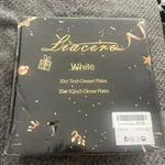 Liacere White Dessert Plates -7INCH & 9.5INCH. Fixed Price $30.00.