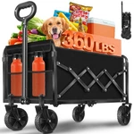 Wagons Carts Foldable, Collapsible Wagon, With Wheels, Fo.... Fixed Price $56.99.