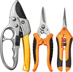 Growneer 3 Pack Garden Scissors Kit Professional Pruning Shears Stainless. Fixed Price $36.73.