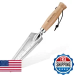 Workpro Garden Trowel With Wood Handle, Stainless Steel Narrow Shovel, Mult. Fixed Price $19.49.