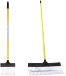 Groundskeeper Ii Deluxe Leaf Lawn Rake 21" W/ Shrub 9.5" (bundle). Fixed Price $111.73.